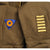 復古 USAAF 美國陸軍空軍羊毛野戰夾克 1944 年二戰 XL 碼帶補丁和絲帶