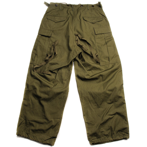 Vintage US Army Field Trousers Pants M-1951 M51 1950'S Size Medium Regular Deadstock.