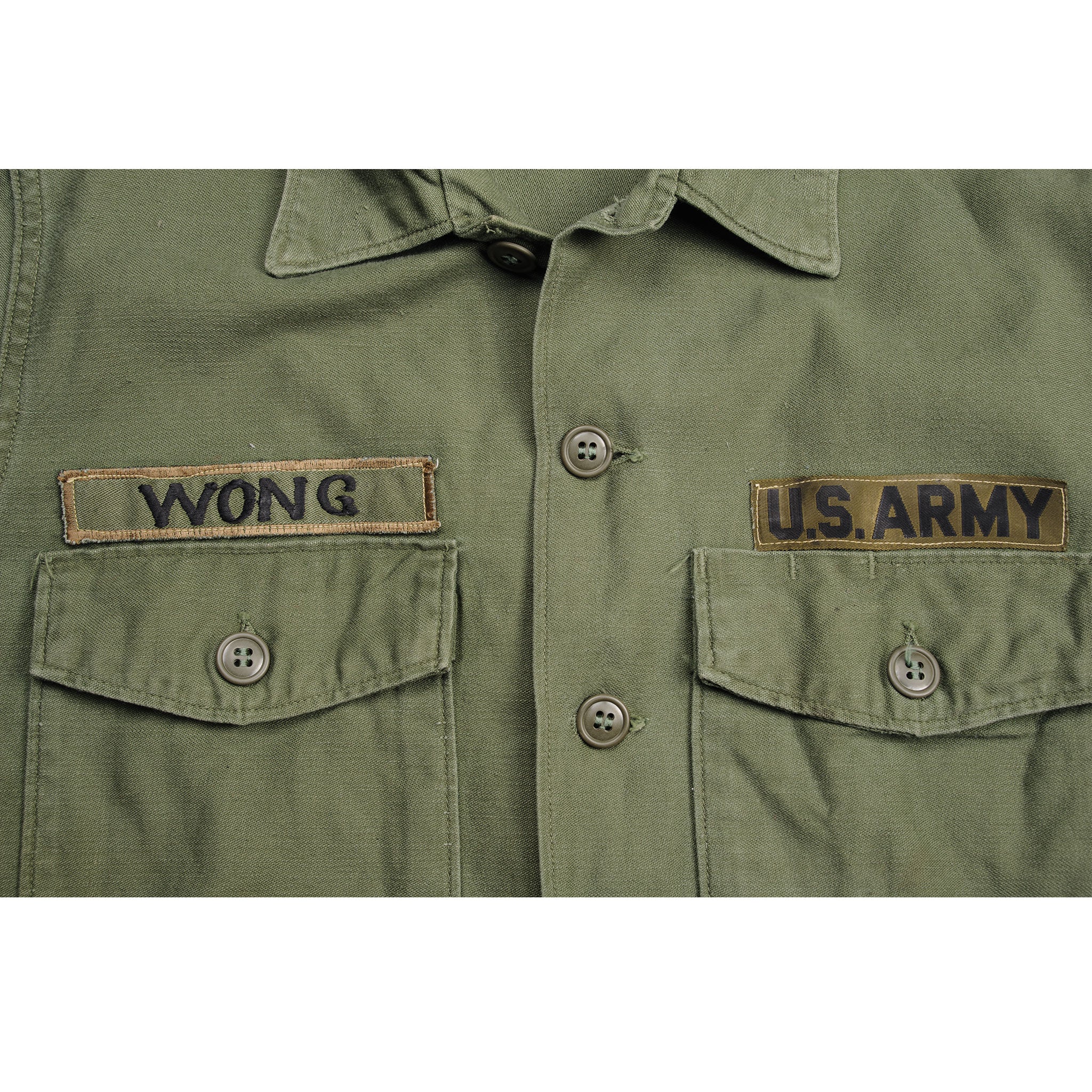 US Army Utility Shirt P-64 60's Vietnam War Size Medium – Rare