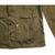 VINTAGE US ARMY HBT HERRINGBONE TWILL SHIRT 2ND PATTERN 40'S  SIZE 36R