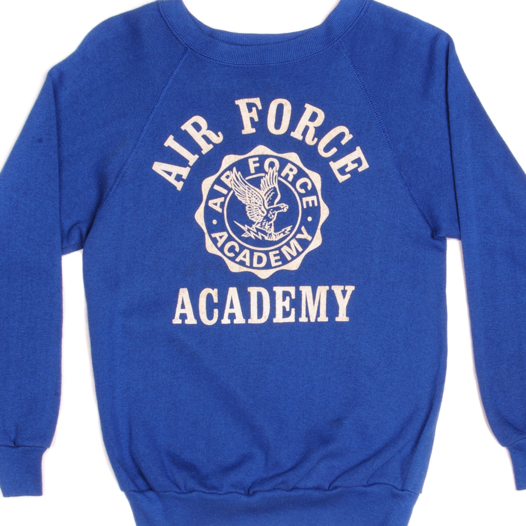 Vintage USAF Air Force Academy Artex Sweatshirt 1980s Size Small Made In USA.