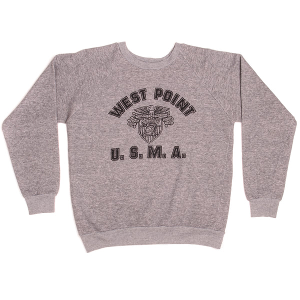 Vintage West Point US Military Academy Leisure Wear Sweatshirt Size Medium Made In USA.