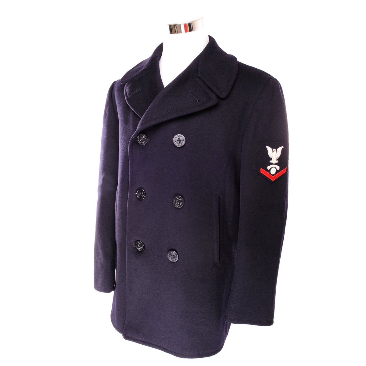 VINTAGE US NAVY 3RD CLASS PEACOAT 1962 VIETNAM WAR SIZE 40R Rare Gear USA