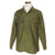 Vintage US Army Cotton Sateen Utility Shirt P-64 P64 Size 16 1/2 X 36 Deadstock. NOS  8405 - 781 - 8949