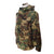 Vintage US Army Woodland Camouflage Parka 2000 Size Large Regular made of Gore-Tex fabric.  Stock No. 8415-01-228-1319 SP0100-00-D-4022