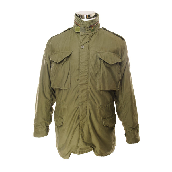 Vintage US Army M-1965 M65 Field Jacket 1982 Size Small Long   Stock No. : 8405-782-2937 DLA100-82-C-0578