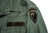 US ARMY UTILITY SHIRT P64 1969 AVIATION CENTER PRIMARY HELICOPTER PATCHED SIZE 16 1/2 X 34