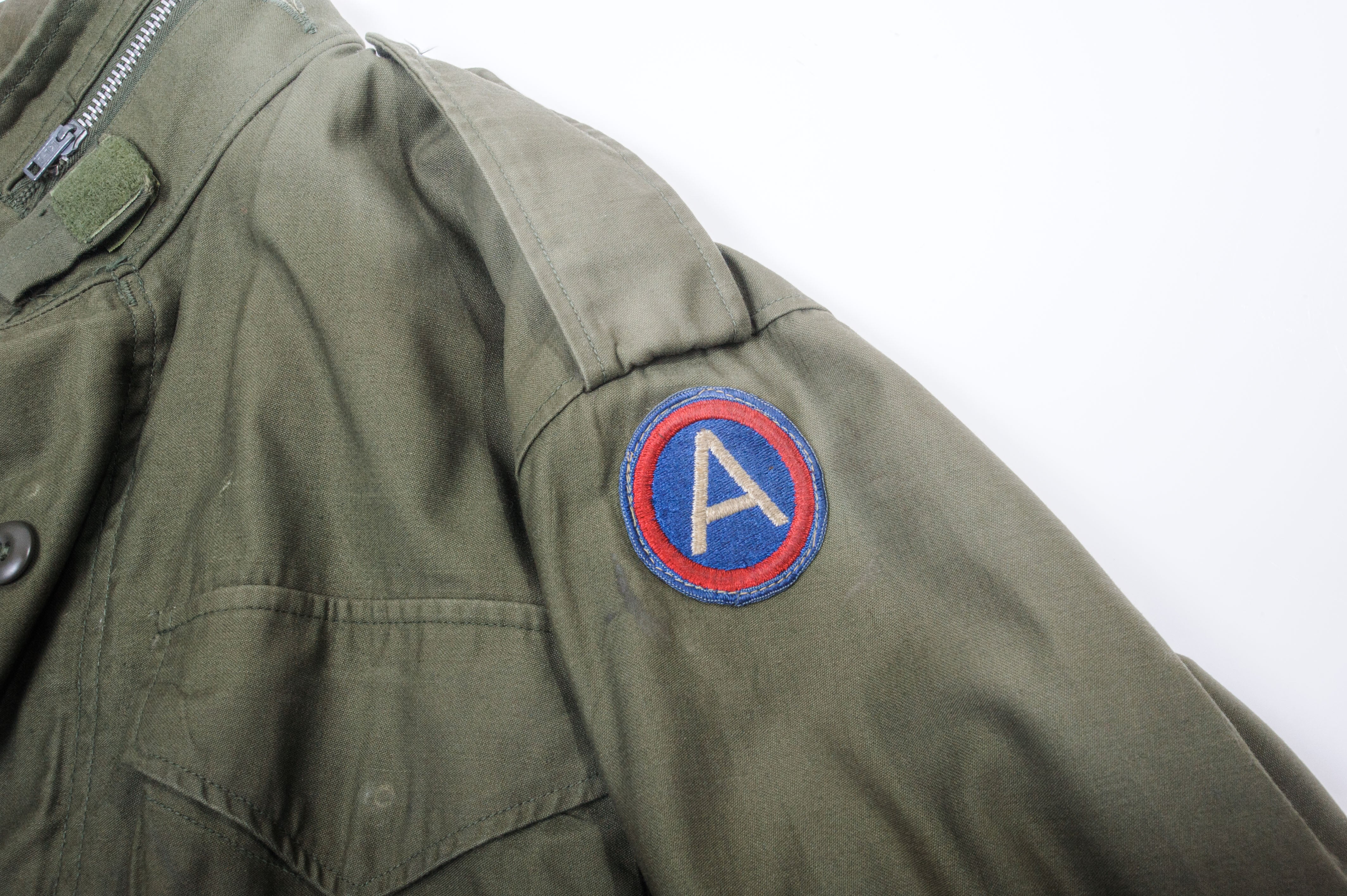 VINTAGE US ARMY M65 FIELD JACKET 1967 VIETNAM WAR 3RD ARMY