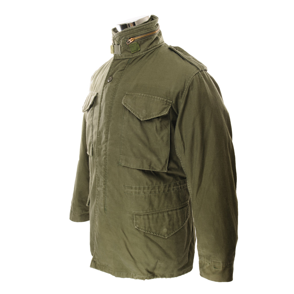 VINTAGE US ARMY M-1965 M65 FIELD JACKET 1981 SIZE SMALL REGULAR