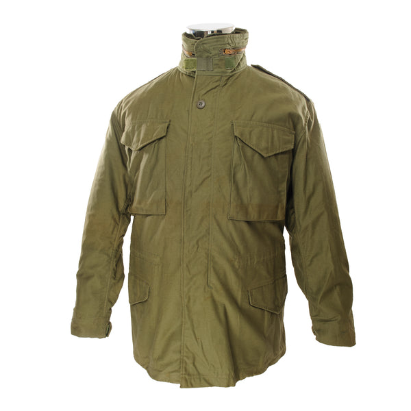 Vintage US Army M-1965 M65 Field Jacket 1981 Size Small Regular Nos Deadstock  Stock No. : 8415-00-782-2936  DLA100-81-C-3070