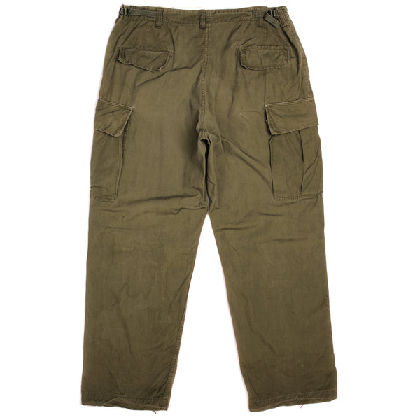 Vintage US Army Tropical Combat Pants 4th Pattern 1967 Vietnam War Size Large.