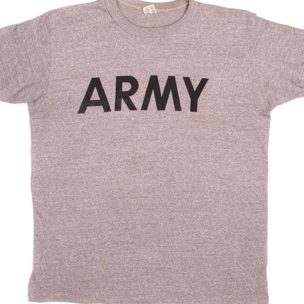 Vintage Champion US Army Tee Shirt Early 1980s-1990 Size Medium Made In USA.