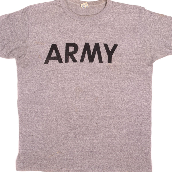 Vintage Champion US Army Tee Shirt Early 1980s-1990 Size Medium Made In USA.