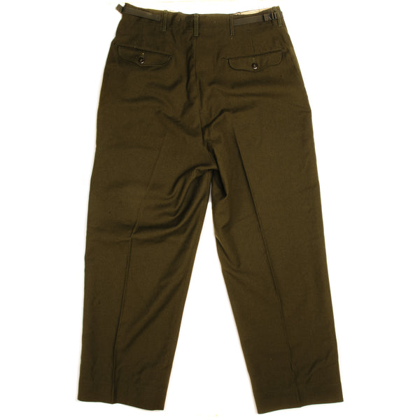 Vintage US Army Field Trousers Pants M-1951 M51 1953 Size Medium Regular.  Tap-1766-01-1924-C-53  Spec Mil-T-1870 A