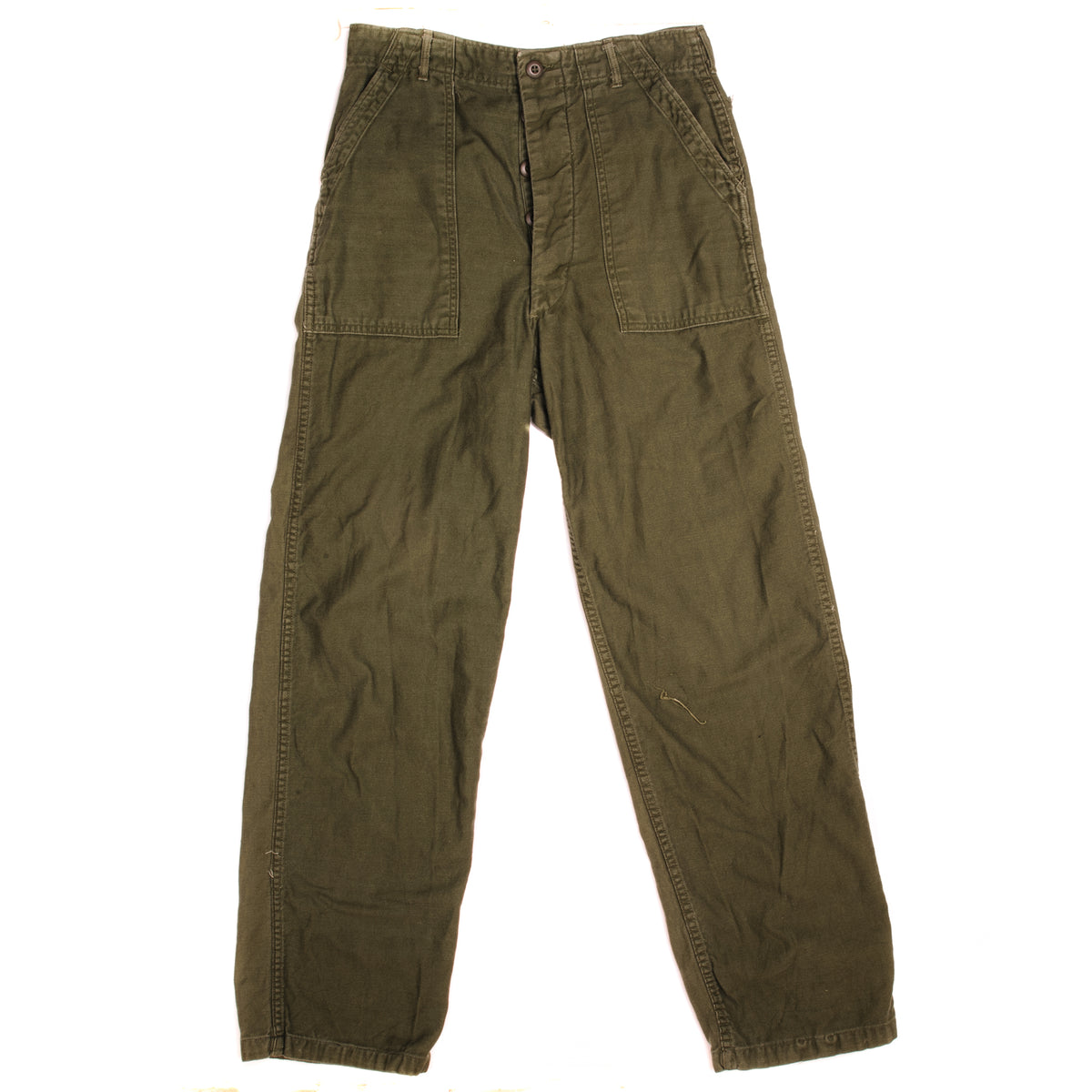パンツ Used Us Army OG-107 Utility Trouser 60s Vintage 60s US Army OG-107 Utility Pants Mens 30x30 Green