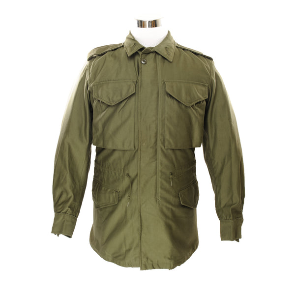 Vintage US Army M-1951 M51 Field Jacket 1950S 1960S Size XSmall Regular, Wind Resistant Cotton Sateen. NOS DeadStock  8405-255-8593  DSA-1-4961