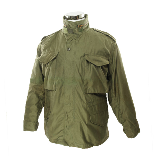 VINTAGE US ARMY M-1965 M65 1981 FIELD JACKET SIZE SMALL XSHORT