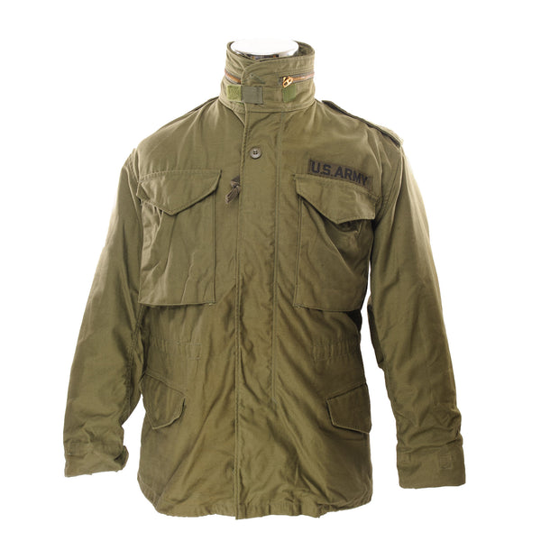 Vintage US Army M-1965 M65 Field Jacket 1981 Size Small Short Like New  Stock No. : 8415-00-782-2935  DLA100-82-C-0576