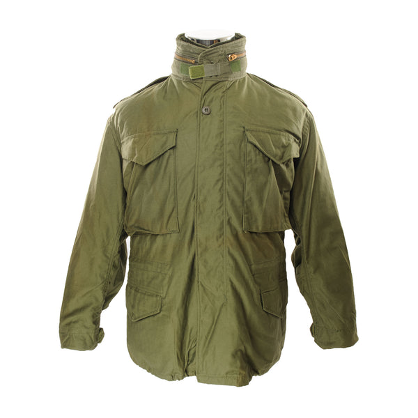 Vintage US Army M-1965 M65 Field Jacket 1981 Size Small Short Like New  Stock No. : 8415-00-782-2935  DLA100-81-C-3070