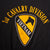 Vintage Black 1st Cavalry Division Vietnam T-Shirt 90s size XLarge Made in USA with single stitch sleeves.