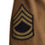 Vintage US Army Field Jacket 1940'S World War 2 With Technical Sergeant Second Grade, WW2 Honorable discharge "Rupture Duck", 1 year and half overseas bar, US Army 24th Corps patch. 