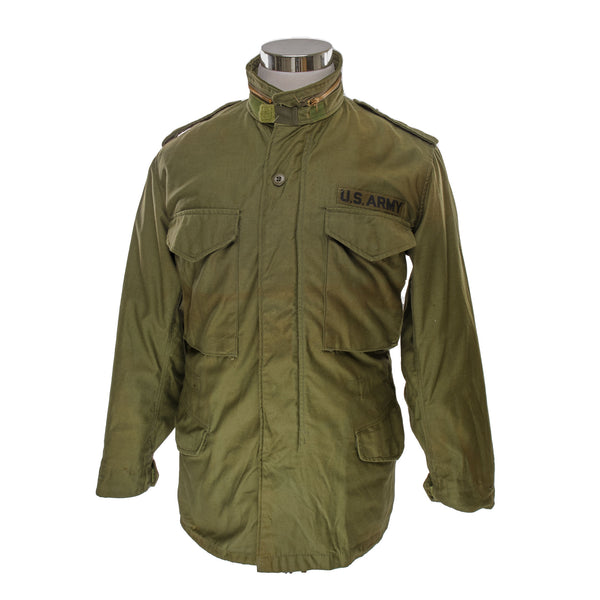 Us Army M-1965 M65 Field Jacket 1980 Size Xs Xsmall Regular Like New condition  STOCK NO. 8415-00-782-2933 DLA100-81-C-3482