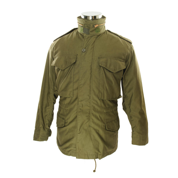 Vintage US Army M-1965 M65 Field Jacket 1980 Size XSmall Short Nos Deadstock  Stock No. : 8415-01-027-6032  DLA 100-82-C-0575