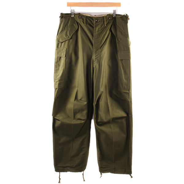 Vintage US Army M-1951 M51 Field Trousers Shell Pants 1952 Korean War Size Medium Regular W36 L28 Deadstock.