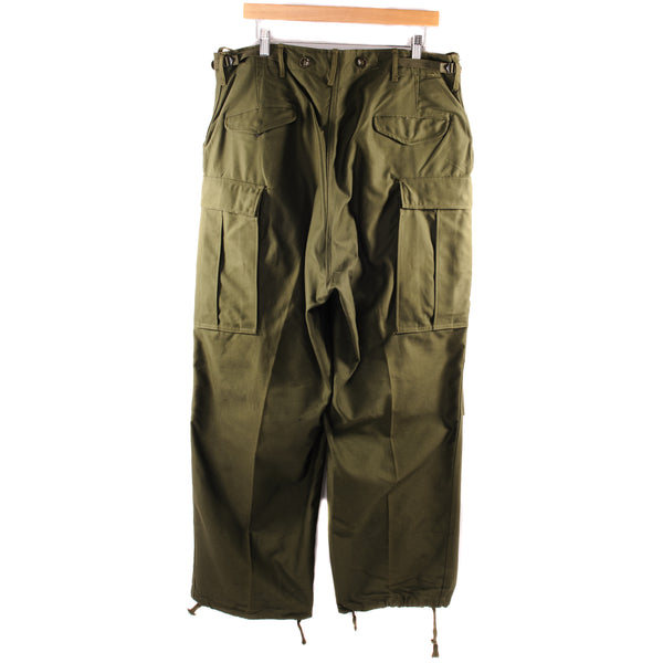 Vintage US Army M-1951 M51 Field Trousers Shell Pants 1952 Korean War Size Medium Regular W36 L28 Deadstock.
