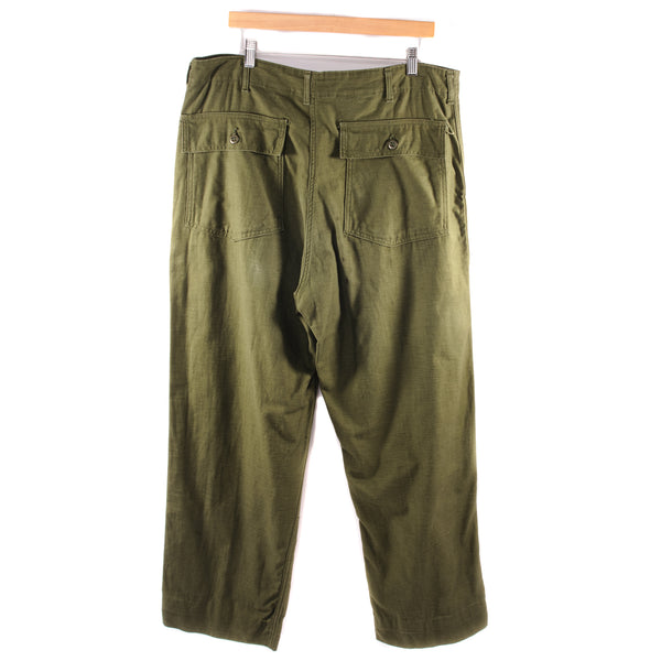 Vintage US Army Utility Trousers Pants 1966 Vietnam War Size W36 L29.