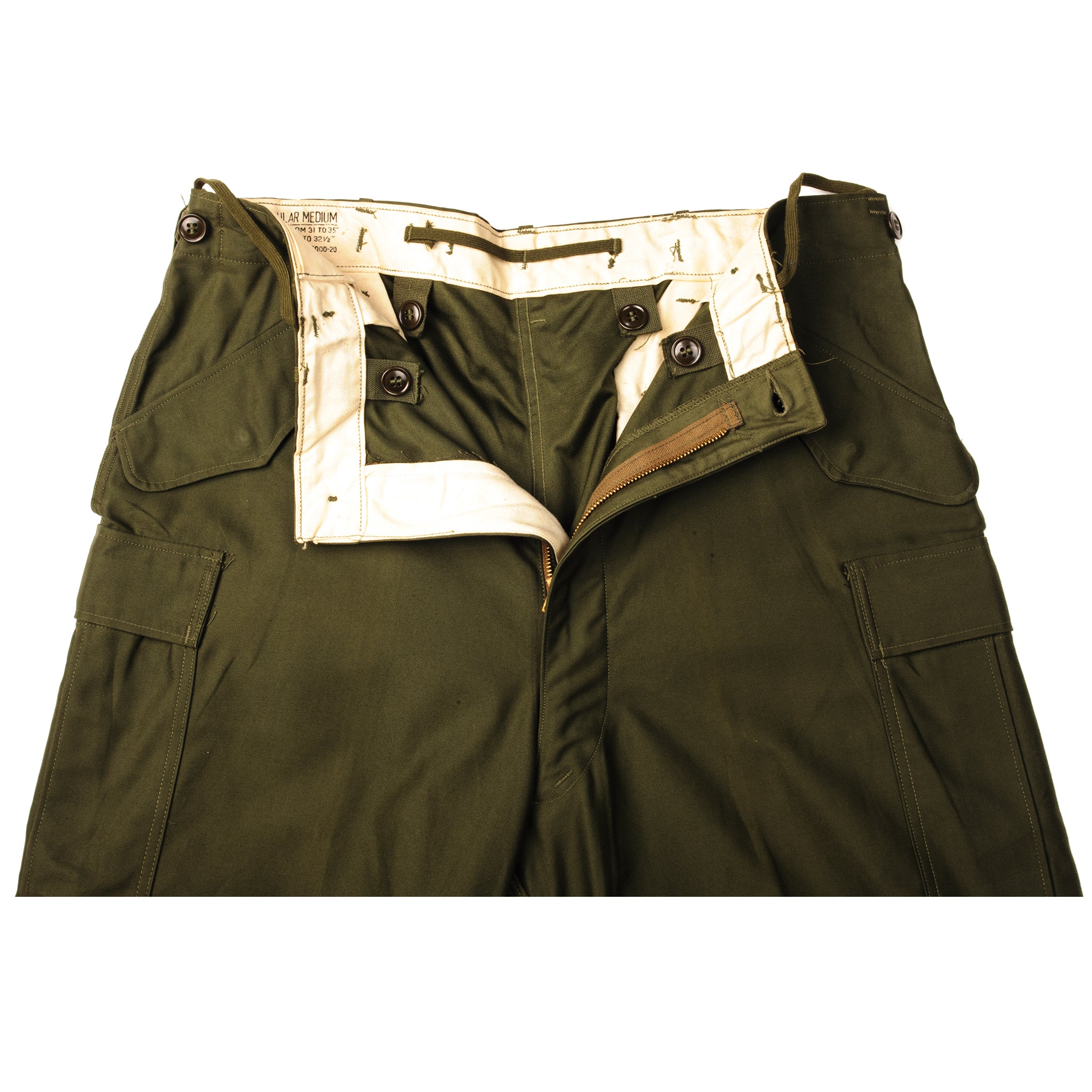 VINTAGE US ARMY M-1951 M51 FIELD TROUSERS PANTS 1952 KOREAN