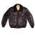 Vintage US Army Leather L.L.Bean Flight Jacket 1970s 1980s Size 44