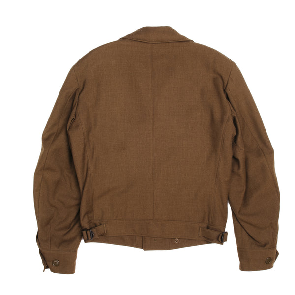 Vintage US Army Field Jacket 1940'S World War 2 With Technical Sergeant Second Grade, WW2 Honorable discharge "Rupture Duck", 1 year and half overseas bar, US Army 24th Corps patch. 
