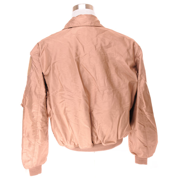 Vintage US Air Force CWU 45/P 45P Desert Tan Winter Flight Jacket 2005 Size XLarge.  The military Flight Jacket CWU-45P is still currently used, it was made for colder weather and is fire resistant.  8415-01-491-6127  MIL-J-83388E  SP0100-05-D-4010