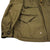 Vintage US Army M-1943 M43 Field Jacket 1945 World War 2 Size 38R With Detachable Hood   Stock No. 55-J-191-65  