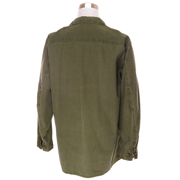VINTAGE US ARMY TROPICAL COMBAT JACKET 4TH PATTERN 1968 VIETNAM WAR SIZE LARGE LONG