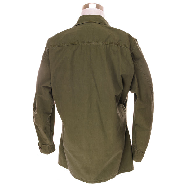 VINTAGE US ARMY TROPICAL COMBAT POPLIN JACKET 3TH PATTERN 1967 VIETNAM WAR SIZE  MEDIUM REGULAR