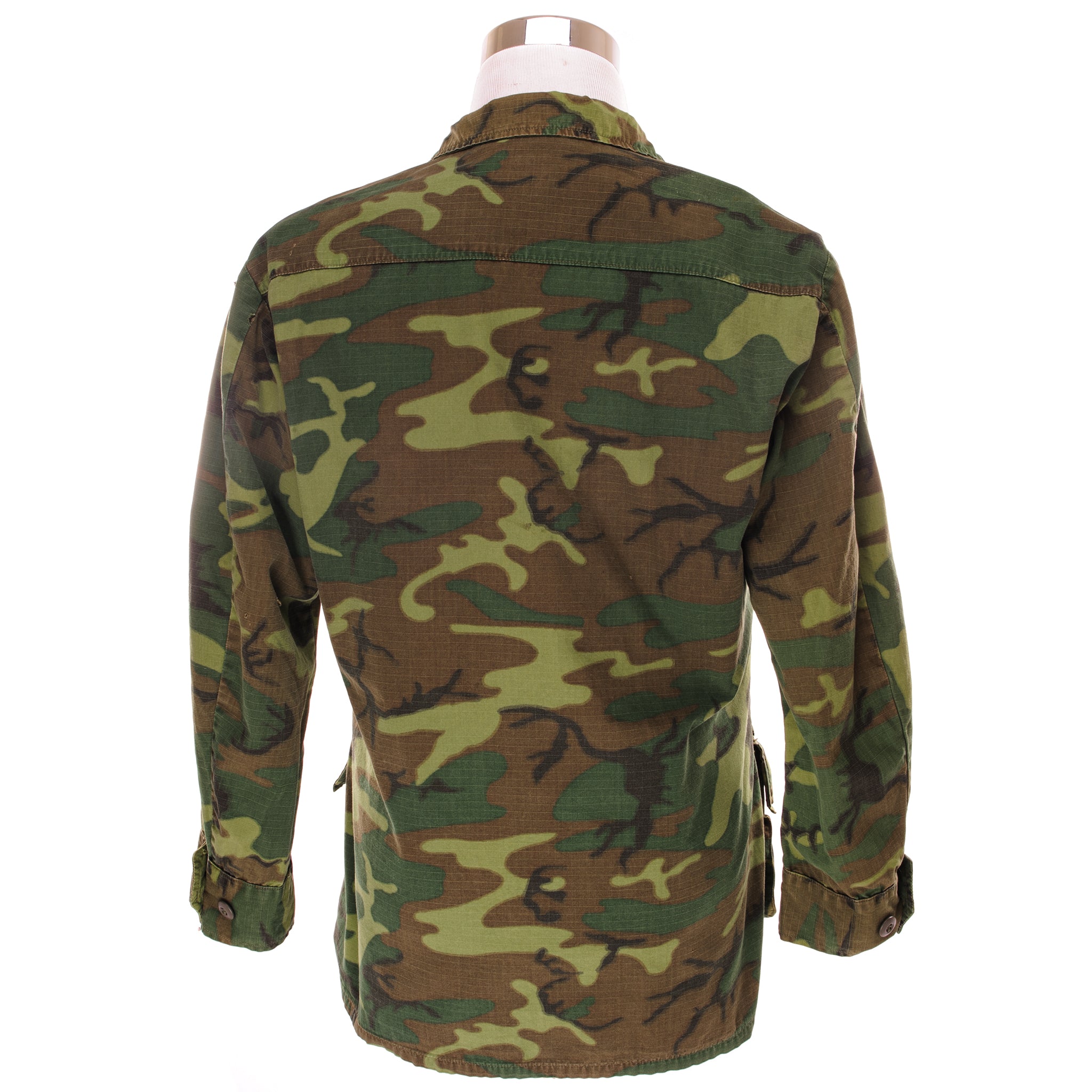 VINTAGE US ARMY TROPICAL COMBAT JACKET 5TH PATTERN ERDL 1969