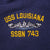 Vintage USN US Navy USS Louisiana SSBN 743 Sweatshirt Crewneck 1990S