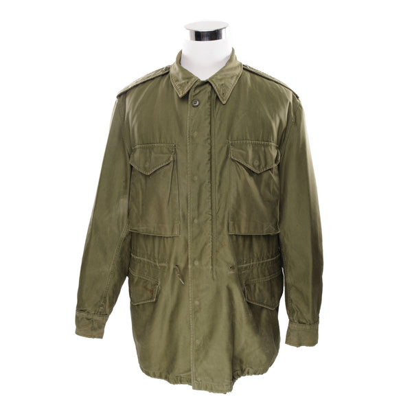 Vintage Us Army Field Jacket M-1951 M51 1962 Vietnam War Size Long Large  DSA 1-854-62-C