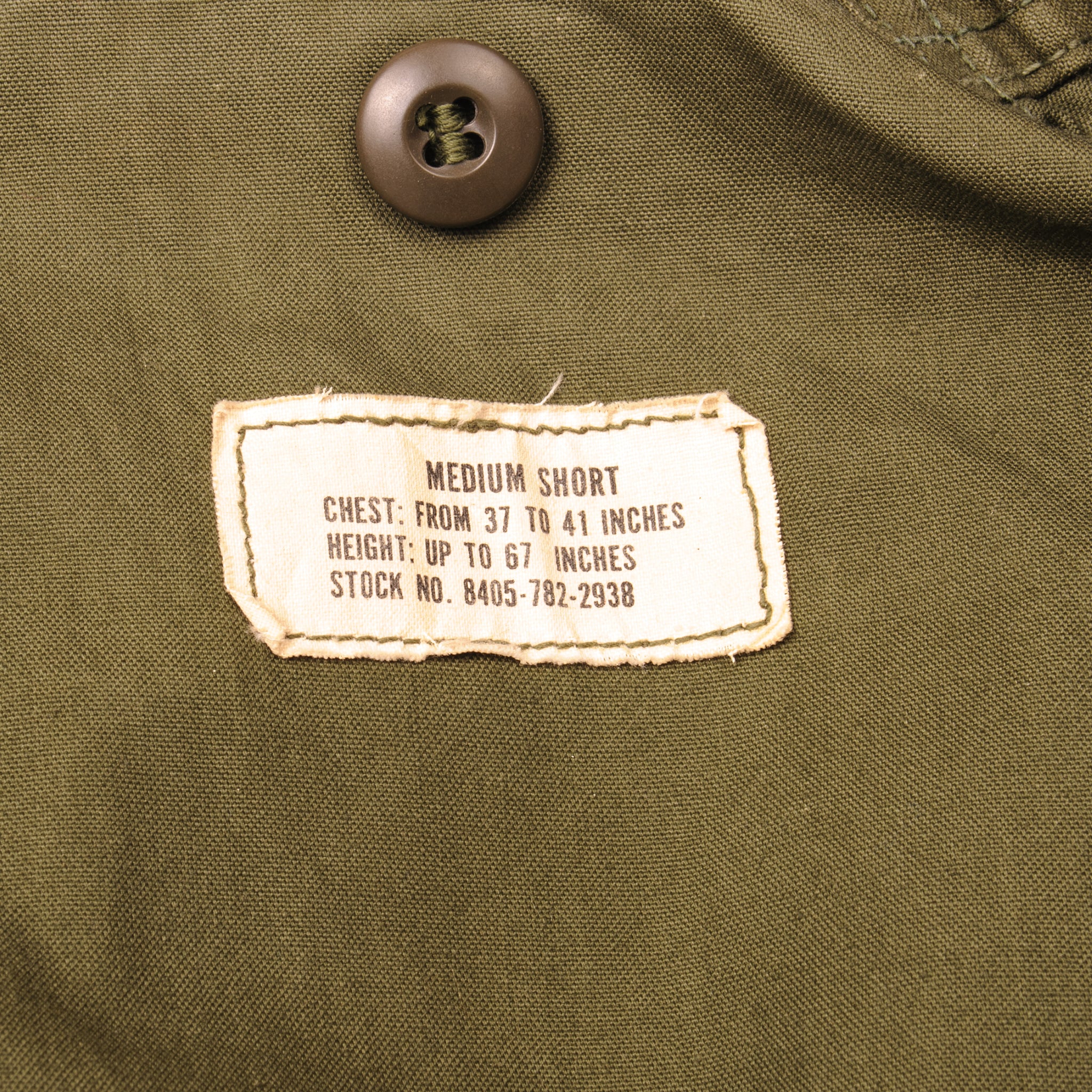 VINTAGE US ARMY M-1965 M65 FIELD JACKET 1967 VIETNAM WAR
