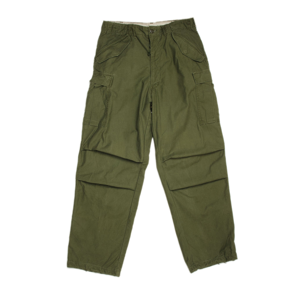 ビンテージ 米軍 フィールド トラウザーズ パンツ M-1965 M65 1975 ベトナム戦争 ミディアム ロング 34X32