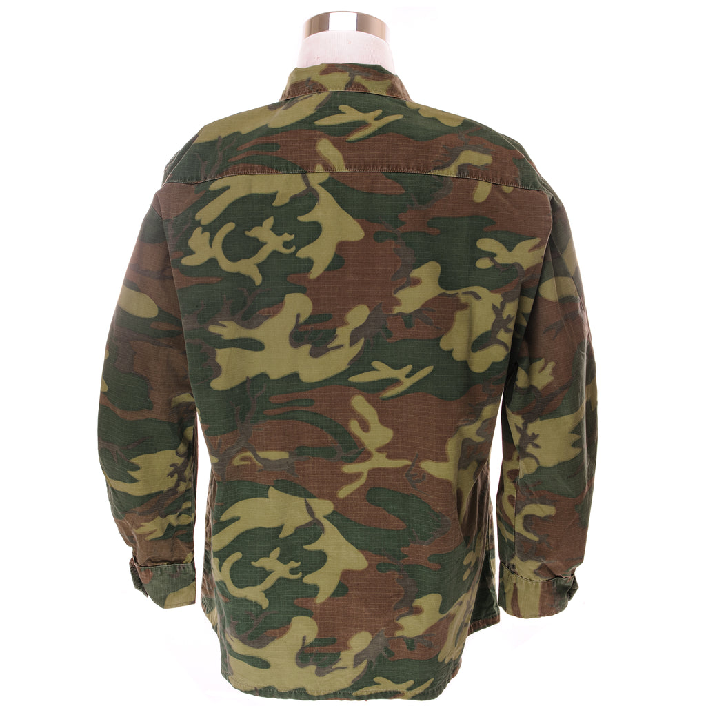 VINTAGE US ARMY TROPICAL COMBAT JACKET 5TH PATTERN ERDL 1968 VIETNAM W ...