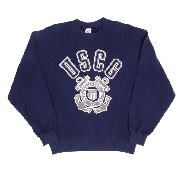 Vintage USCG United States Coast Guard Soffe Sweats Sweatshirt Size Medium 1990s.