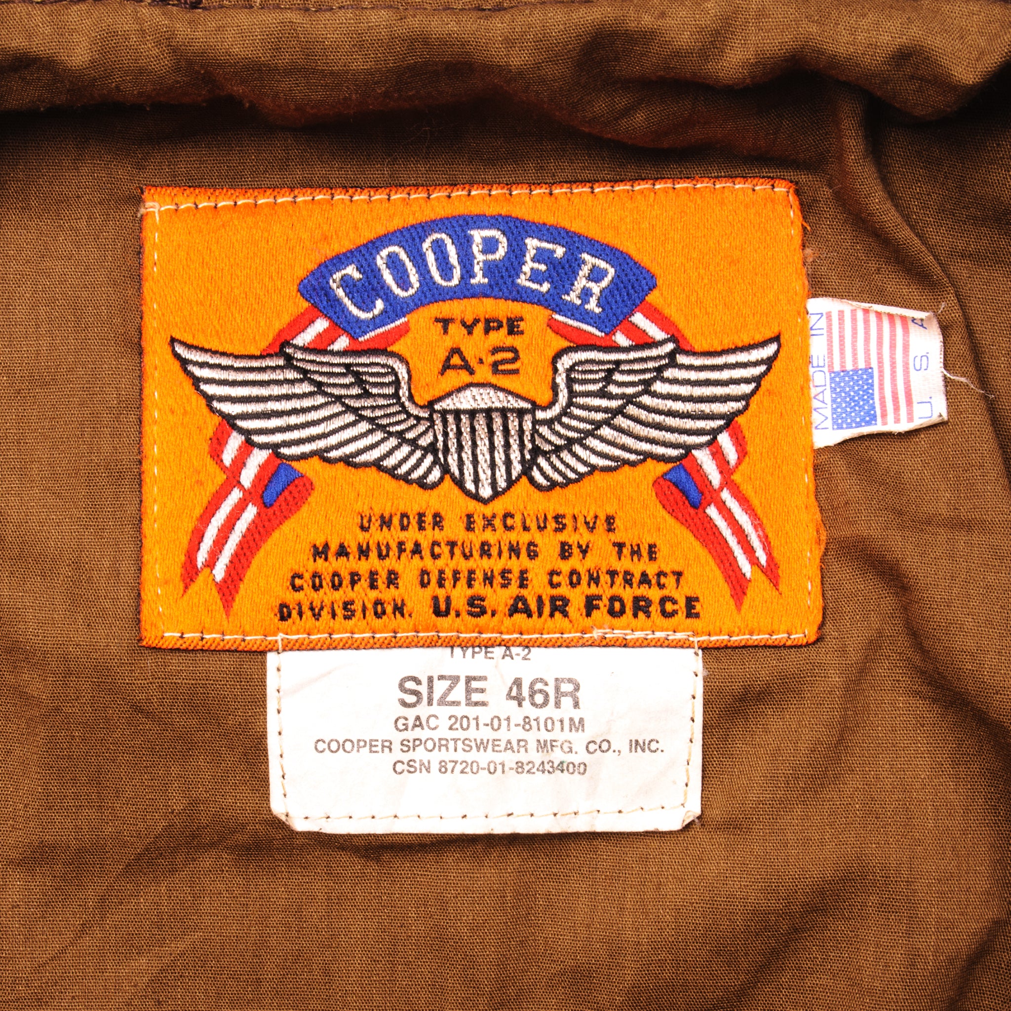 Cooper a2 leather jacket sale
