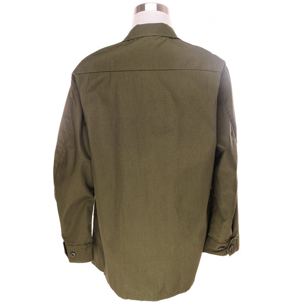 Vintage US Army Tropical Combat Jacket 5th Pattern Rip-Stop Poplin 1969 Vietnam War Size Large Short NOS (New Old Stock).