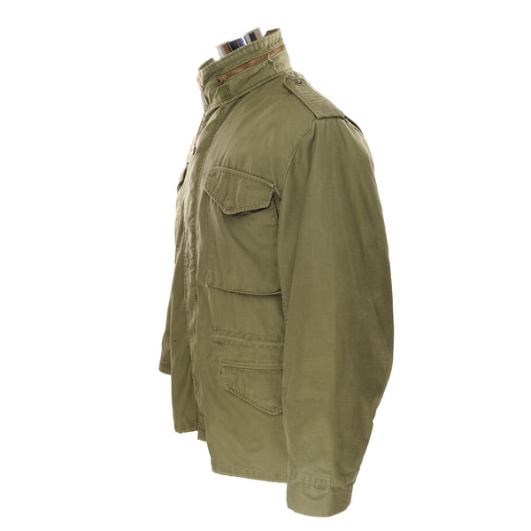 Vintage Us Army M-1965 M65 Field Jacket 1974 Vietnam War Size Medium Regular With Liner  Stock No.: 8415-782-2939  DSA100-74-C-1417
