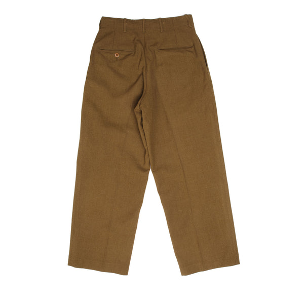 Vintage US Army Field Trousers Wool Pants World War 2 Size W29 L31  Stock No: 55-T-35029-31  December 4, 1944