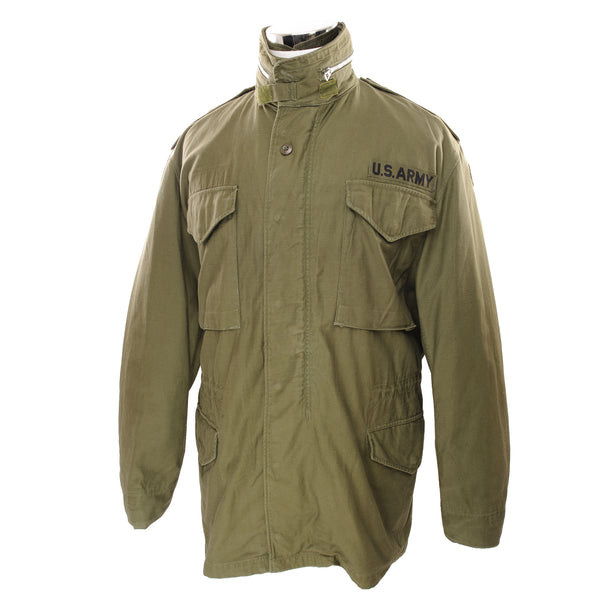 Vintage Us Army M-1965 M65 Field Jacket 1967 Vietnam War Size Medium Long  Stock No: 8405-782-2940  DSA100-67-C-0767