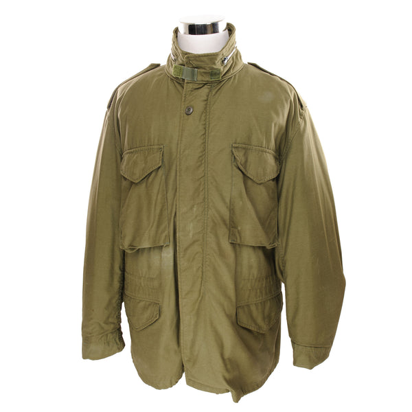 Vintage Us Army M-1965 M65 Field Jacket 1969 Vietnam War Size XLarge Regular With Liner  Stock No. 8405-782-2945  DSA 100-69-6-2484